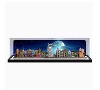 Acrylic Display Box, Compatible with Lego 76444 Mini Diagon Alley Kit, Collectible Gift Display Box, Organizer (Box Only) (Airbrush Style 3mm)