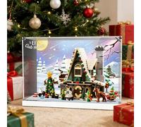 Acrylic Display Box for Lego 10275 Seasonal Elf Clubhouse, Dustproof, Transparent, Collector's Display Case, Compatible with Lego (Model Not Included)