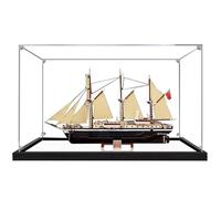 Acrylic Display Box for Lego 10335 Endurance Exploration Ship Model, Transparent Dustproof Display Box, Storage Box, Compatible with Lego 10335 Model (Model Not Included) (Mirror Base 3mm)
