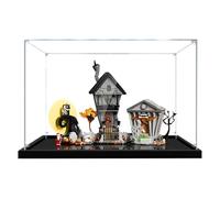 Acrylic Display Box for LeGo 21351 Tim Burton's A Nightmare Before Christmasset-Transparent collection Box, Dustproof Box,Storage Box,Size:57*32*37cm(No Model) (Transparent)