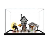 Acrylic Display Box for LeGo 21351 Tim Burton's A Nightmare Before Christmasset-Transparent collection Box, Dustproof Box,Storage Box,Size:57*32*37cm(No Model) (Mirror)