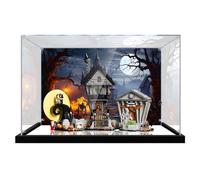 Acrylic Display Box for LeGo 21351 Tim Burton's A Nightmare Before Christmasset-Transparent collection Box, Dustproof Box,Storage Box,Size:57*32*37cm(No Model) (Background)