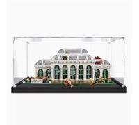 Acrylic Display Box for Lego 21353 Botanical Garden Model, Transparent Dustproof Display Box, Storage Box, Compatible with Lego 21353 Construction kit (Model Not Included) (Black Base 3mm)