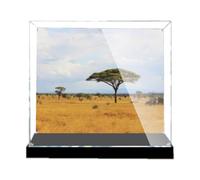 Acrylic Display Box for Lego 31150 Wildlife Giraffe Block Model, Transparent Dustproof Display Box, Storage Box, Compatible with Lego 31150 Model (Model Not Included) (contexts 3mm)
