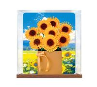 Acrylic Display Box for Lego 40524 Sunflower Model, Transparent Dustproof Display Box, Compatible with Lego 40524 Model (Model Not Included)
