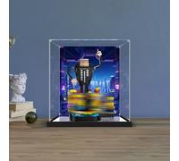 Acrylic display box for LEGO 75582 Despicable Me 4 Gru and Minions bricks, transparent dustproof box -- model not included. (C)