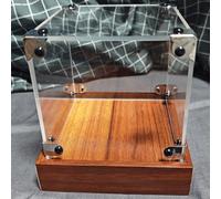 Acrylic Display Box,High Clear Acrylic Display Case with Metal Corners - Large Countertop Storage Container for Action Figures, Toys, Books & Memorabilia - 30x30x40cm (12x12x16in) Model Pro