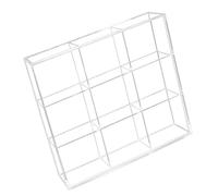 Acrylic Display Box with Compartments for Collectibles Dusts Resistant Organizers High Transparency Badge Holder Anime Merchandise Display
