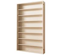 Acrylic Display Cabinet - 3/4/5/6/7/8 Tiers Wall-Mounted nizer for Figures & Ornaments - Showcase for Home, Office & Bedroom Décor