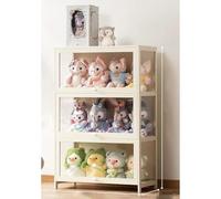 Acrylic Display Cabinet - 5-Tier Showcase, Sealed and Dustproof, Tough Texture for Living Room, Transparent on 3 Sides, Suitable for Various Scenarios