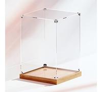 Acrylic display cabinet , Assemble Dustproof Protection Storage Box for Collectibles, Action Figures / Dolls Cube Display Boxes(40cm(16")x40cm(16")x50cm(20"))