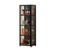 Acrylic Display Cabinet Display Cases For Collectibles Cabinet Storage Cabinet With Doors Double-door Design Transparent On Three Sides Strong Load-bearing Capacity Suitable For Various Home Storage