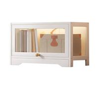 Acrylic Display Cabinet with Dustproof Door 60cm Collectibles Organizer Rack for Toys Books & Home Decor Perfect for Bedroom Living Room & Office Use