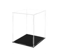 Acrylic Display Case 20 x 20 x 25 cm Clear Collectibles Display Box Display Stand Storage Protective Box for Minifigure, Toys, Crafts, Memorabilia, Jewelry