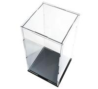 Acrylic Display Case Box, Acrylic Display Case Countertop Storage Cube Organizer Clear Multiple Sizes Self-Assembly(40x20x30CM)