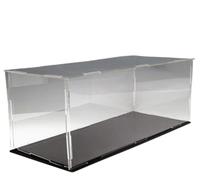 Acrylic Display Case Box, Clear Proof Stackable Box, for Collectibles Figures s Car Baseball Crafts Storage Protection, Self-Assembly(50X25X25CM)