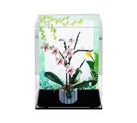 Acrylic Display Case Box Compatible Lego 10311 Orchid Model, Protection, Dustproof Display Case Gift Model, Transparen,Compatible with Lego (Only Display Case )