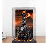 Acrylic Display Case Box Compatible with Le-go 10333 Black Tower Model, Dustproof Box, Transparent Box, Display Box (Display Case Only) (background 3mm)