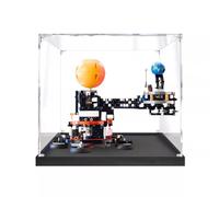 Acrylic Display Case Box Compatible with Le-go 42179 The Orbiting of the Earth and the Moon Model, Dustproof Box, Transparent Box, Display Box (Display Case Only) (StyleA 2mm)
