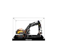 Acrylic Display Case Box for lego technic 42215 volvo ec500 hybrid excavator set for adults, dust proof display box, Clear Showcase, building block storage box, No Model (transparent)