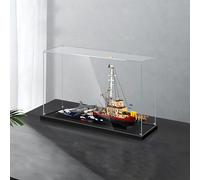 Acrylic Display Case, Compatible with L-e*g-o 21350 Jaws Killer Whale Model Set, Perfect for Study, Bedroom, Living Room - Ideal for BrickFan (Display Case Only) (2mm)
