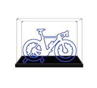 Acrylic Display case Compatible with Le-go 11380 Road Bikes Model, Dustproof, Storage Box,Compatible with 11380 (Box Only) (3mm)