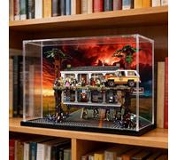 Acrylic Display Case Compatible with Le-go 75810 Stranger Things: The Upside Down Model, Dustproof Painted Background Display Case Storage Box (Display Case Only) (3mm)