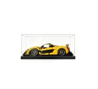 Acrylic Display Case Compatible with Le-go Technic 42172 Mclaren P1, Dustproof Transparent HD Backdrop Display Case Compatible with Le-go Technic 42172 Building Kit (Box Only, No Model)