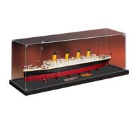 Acrylic Display case, Compatible with Lego 10294 Titanic Display Box kit,dustproof, UV-Resistant Transparent Display case (Display case only, kit not Included) (Transparent 3mm)