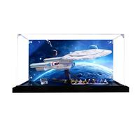 Acrylic Display Case, Compatible with Lego 10356 U.S.S. Enterprise NCC Sets,Dustproof,Storage Box,Compatible with 10356 (Display Case Only, kit not Included)