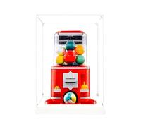 Acrylic Display Case, Compatible with Lego 21358 Minifigure Vending Machine Sets,Dustproof,Storage Box,Compatible with 21358(Display Case Only, kit not Included) (White)