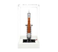 Acrylic Display Case, Compatible with Lego 42221 Space Launch System Sets,Dustproof,Storage Box,Compatible with 42221(Display Case Only, kit not Included) (White 3mm)