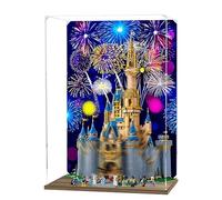 Acrylic Display Case, Compatible with Lego 43222 Castle Toys Box kit,Dustproof Box Set, Transparent Case,Compatible with Lego 43222(Display Case Only, kit not Included) (Style A)