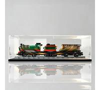 Acrylic Display Case Compatible with LEGO 60511 Vintage Steam Train - Gift / Display Piece- Dustproof Storage Display Box , UV Protection Showcase for Collectors (Model Not) (transparent)