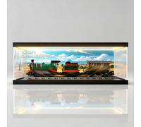 Acrylic Display Case Compatible with LEGO 60511 Vintage Steam Train - Gift / Display Piece- Dustproof Storage Display Box , UV Protection Showcase for Collectors (Model Not) (lights 2.0)