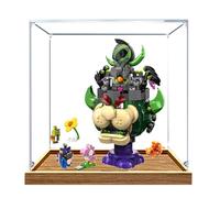 Acrylic Display Case, Compatible with Lego 72042 Prince and The CastleToys Box kit,Dustproof Box Set,Storage Box,Compatible with Lego 72042 (Display Case Only, kit not Included) (Wood 2mm)