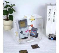 Acrylic Display case Compatible with Lego 72046 Game Boy Handheld Console Set,Dustproof, Storage Box, Transparent Case ,Compatible with 72046(Display Box only, kit not Included)