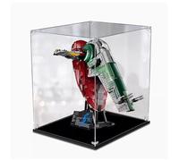 Acrylic Display Case, Compatible with Lego 75060 UCS Slave One Building Block Model, Protective UV Dust Collector Box, Collector's Gift, Protect and decorate your masterpieces (Box Only) (3mm)