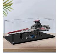 Acrylic Display Case, Compatible with Lego 75367 Hunter Republic Attack Cruiser Model Set, Dustproof Transparent Display Case, Storage Box (Display Case Only) (2mm)