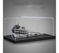 Acrylic Display Case, Compatible with Lego 75394 Imperial Star Destroyer Model Set, Dustproof Transparent Display Case, Storage Box (Display Case Only) (2mm)