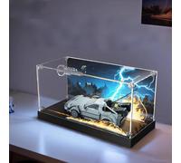Acrylic Display case, Compatible with Lego 77256 Time Machine Racing Car Set,Dustproof, Storage Box, Transparent Case ,Compatible with 77256 (Display Box only, kit not Included)