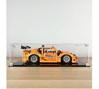 Acrylic Display Case Compatible with Lego Fast and Furious Toyota Supra MK4 42204 (Clear Background)