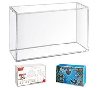 Acrylic Display Case Compatible with Mega Charizard X ex Ultra-Premium Collection UPC&151 UPC,8+5mm Thick Magnetic Acrylic Protector Case, UV Resistant Stackable Display for Pokemon Card Collectors