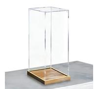Acrylic Display Case Extra Tall Clear Acrylic Box 28 24 22 20 18 16 in, Dust Cover Rectangle Cube Showcase, Countertop Collectible Storage Bin for Figures(30x30x45cm(12x12x18in))