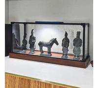 Acrylic Display Case Figures Transparent Acrylic Case Large, Dust Cover Clear Acrylic Display Box with Wood Bottom, UV Protected Showcase Alternative Glass Case(50x50x50cm(20x20x20in))