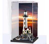 Acrylic Display Case for 21335 Lighthouse,ONLY box,Model NOT Included(Background-b)