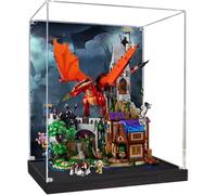 Acrylic Display Case for 21348 Dungeons & Dragons: Red Dragon’s Tale Car, Super Sports Car Exclusive Collectable Model, Transparent Dustproof Display Box
