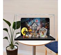 Acrylic Display Case for 21351 Tim Burton's The Nightmare Before Christmas LEGO - Fit for LEGO, Wall-Mounted & Tabletop, for Adults/Kids & LEGO Collectors (C)