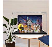 Acrylic Display Case for 21351 Tim Burton's The Nightmare Before Christmas LEGO - Fit for LEGO, Wall-Mounted & Tabletop, for Adults/Kids & LEGO Collectors (D)