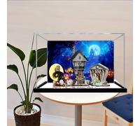 Acrylic Display Case for 21351 Tim Burton's The Nightmare Before Christmas LEGO - Fit for LEGO, Wall-Mounted & Tabletop, for Adults/Kids & LEGO Collectors (I)